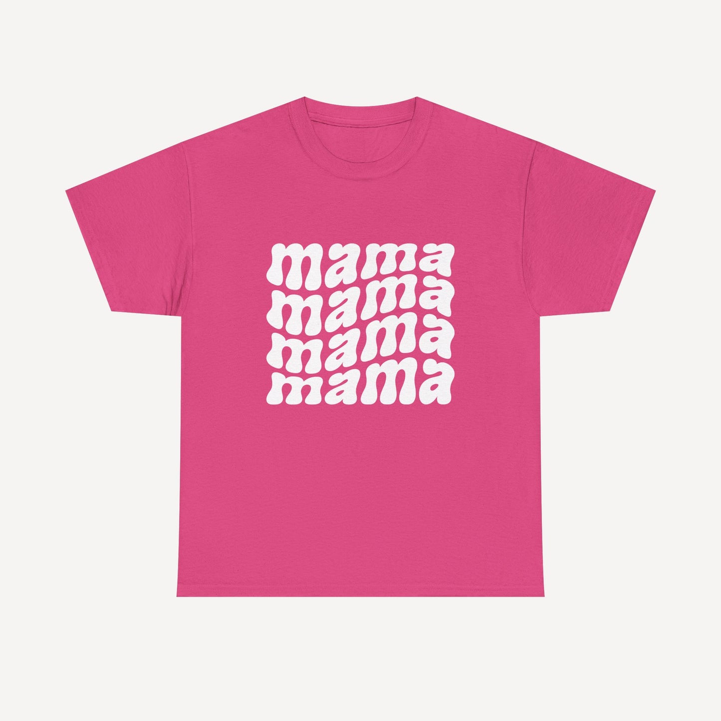 mama mama mama mama - Funny Mom T-Shirt - Women's Unisex Cotton T-Shirt Graphic Printed Design Casual Short Sleeve Tee Tops