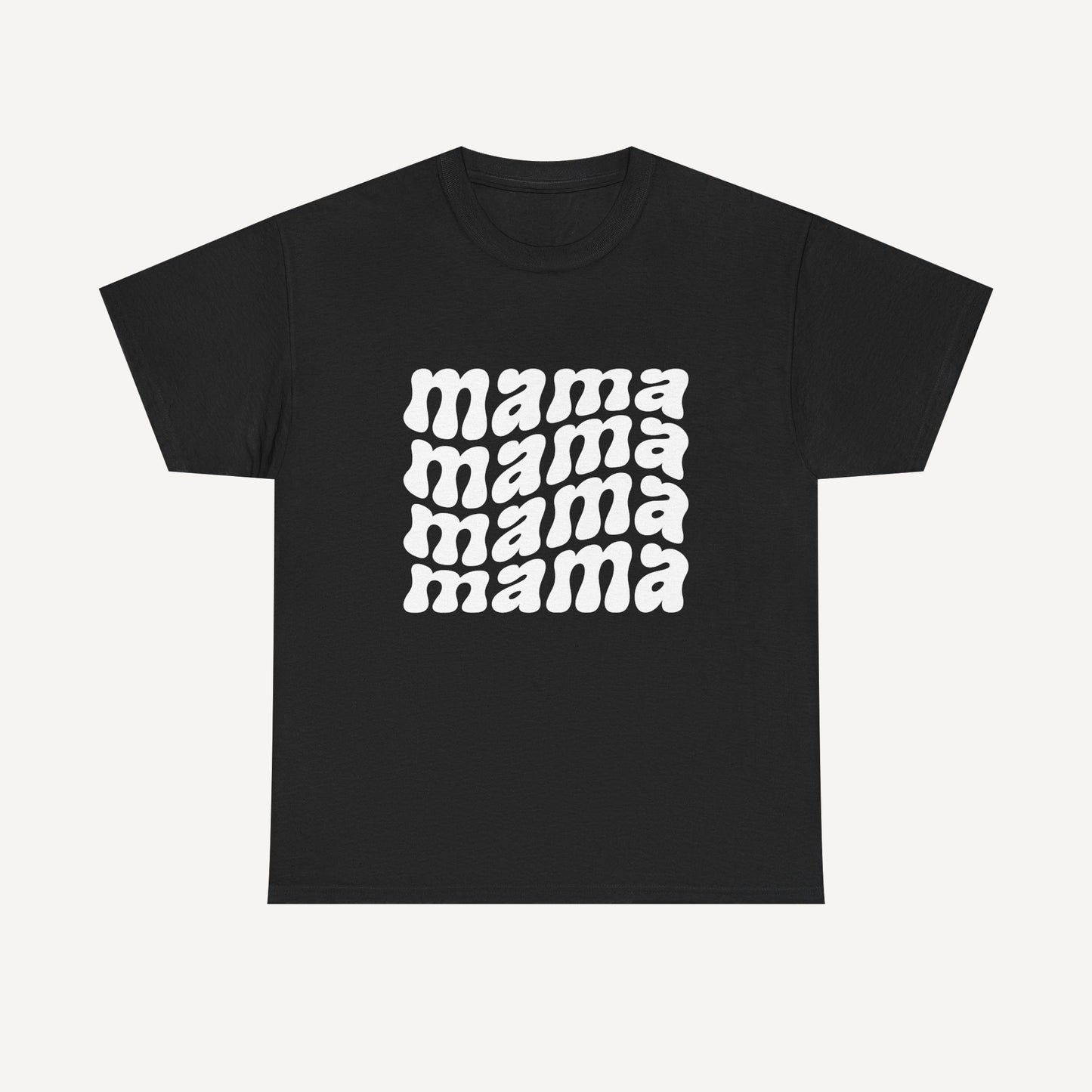 mama mama mama mama - Funny Mom T-Shirt - Women's Unisex Cotton T-Shirt Graphic Printed Design Casual Short Sleeve Tee Tops