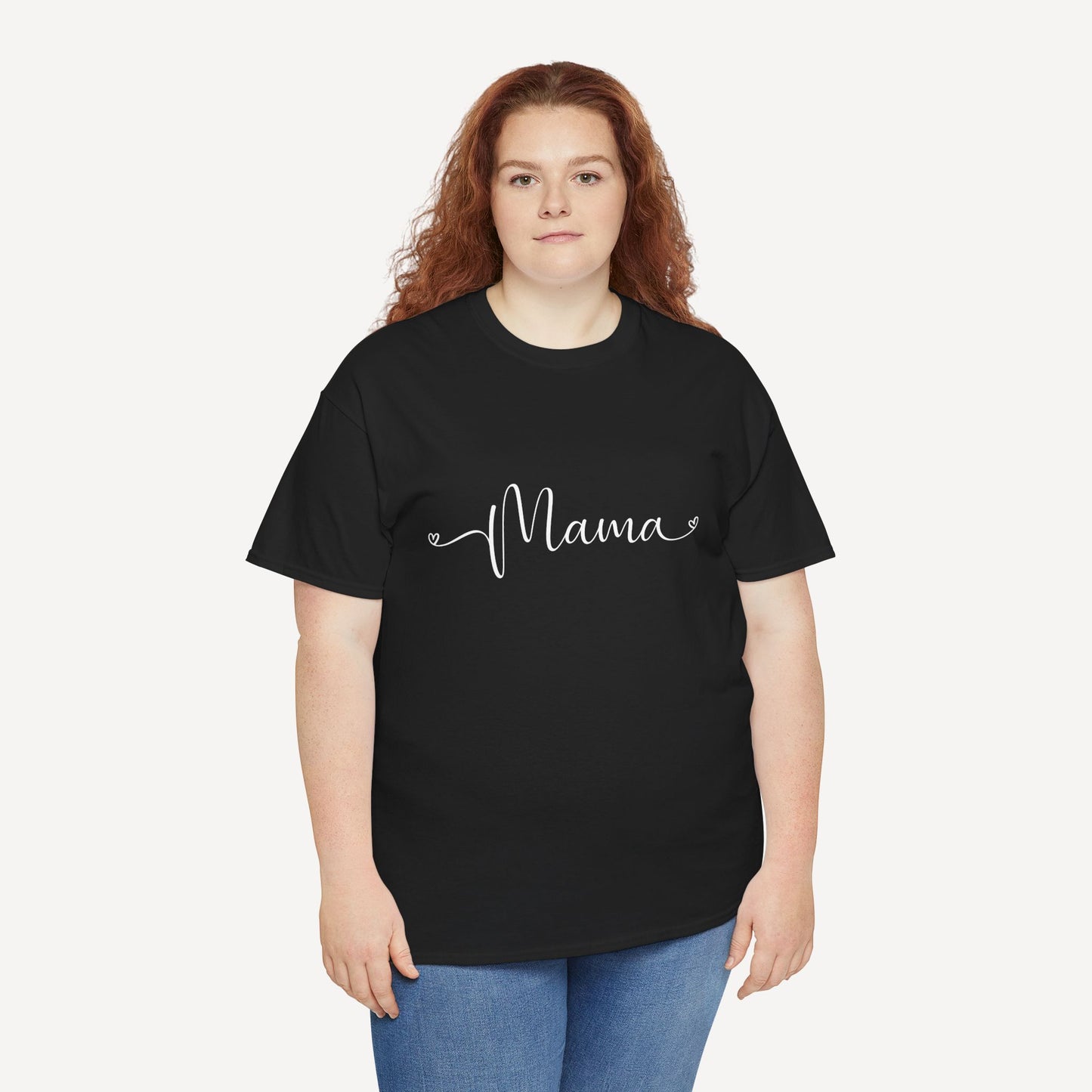 Mama - Funny Mom T-Shirt - Women's Unisex Cotton T-Shirt Graphic Printed Design Casual Short Sleeve Tee Tops
