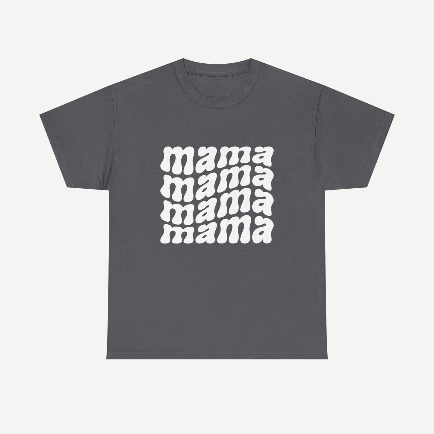 mama mama mama mama - Funny Mom T-Shirt - Women's Unisex Cotton T-Shirt Graphic Printed Design Casual Short Sleeve Tee Tops