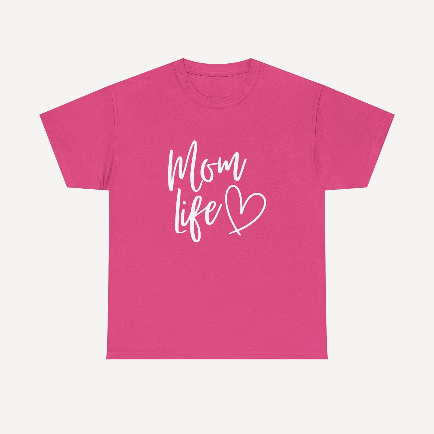 Mom Life - Funny Mom T-Shirt - Women's Unisex Cotton T-Shirt Graphic Printed Design Casual Short Sleeve Tee Tops