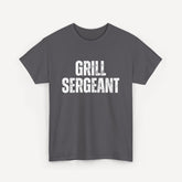 Grill Sergeant - Funny Sayings for Men T-Shirts - Mens Unisex Cotton T-Shirt Graphic Printed Design Casual Short Sleeve Tee Tops