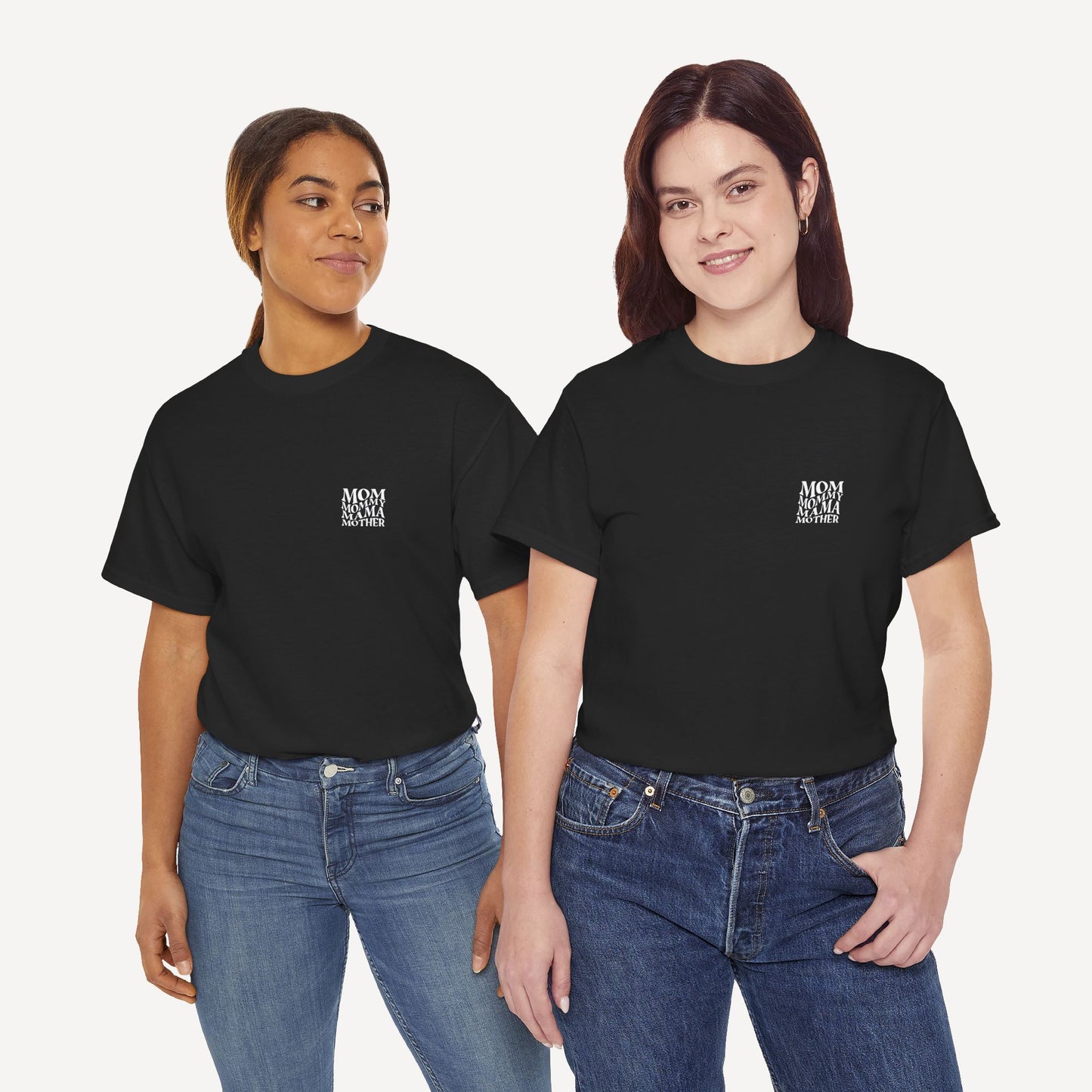 Mom Mommy Mama Mother - Funny Mom T-Shirt - Women's Unisex Cotton T-Shirt Graphic Printed Design Casual Short Sleeve Tee Tops