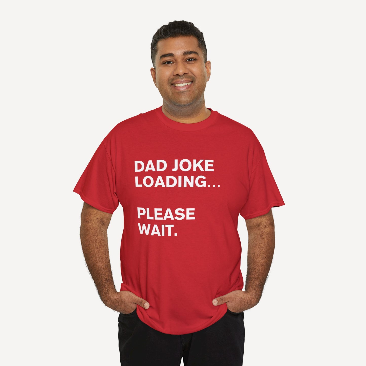 Dad joke loading… please wait. - Funny Sayings for Men T-Shirts - Mens Unisex Cotton T-Shirt Graphic Printed Design Casual Short Sleeve Tee Tops