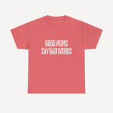 Good Moms Say Bad Words - Funny Mom T-Shirt - Women's Unisex Cotton T-Shirt Graphic Printed Design Casual Short Sleeve Tee Tops