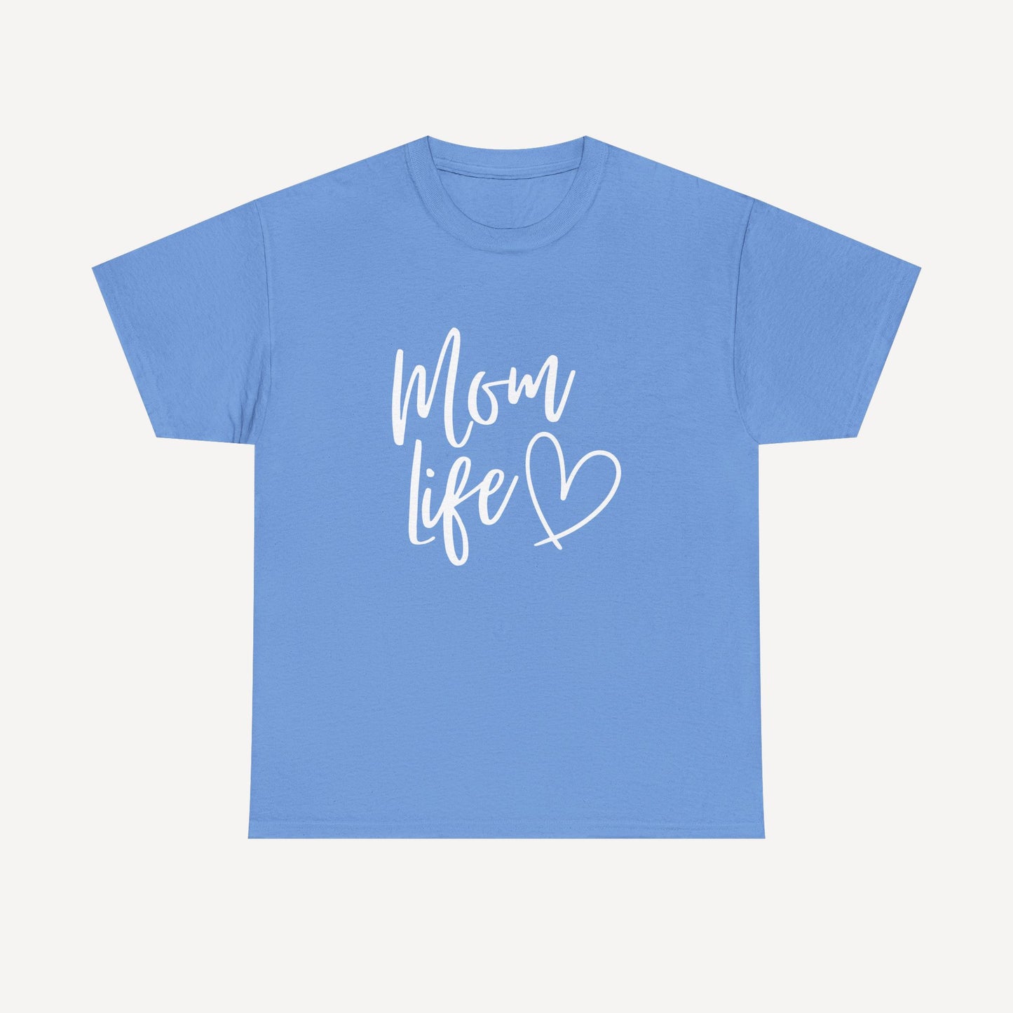 Mom Life - Funny Mom T-Shirt - Women's Unisex Cotton T-Shirt Graphic Printed Design Casual Short Sleeve Tee Tops