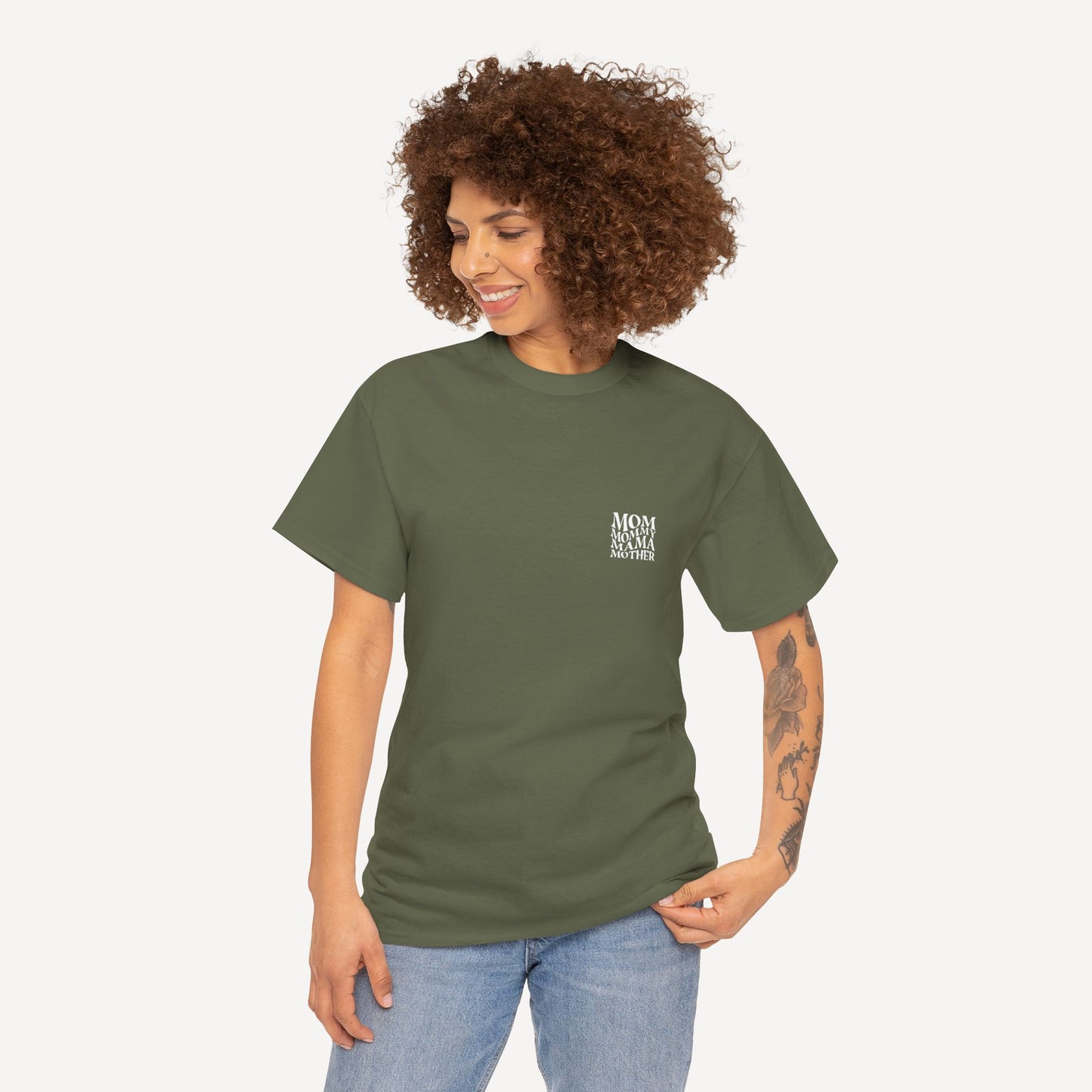 Mom Mommy Mama Mother - Funny Mom T-Shirt - Women's Unisex Cotton T-Shirt Graphic Printed Design Casual Short Sleeve Tee Tops