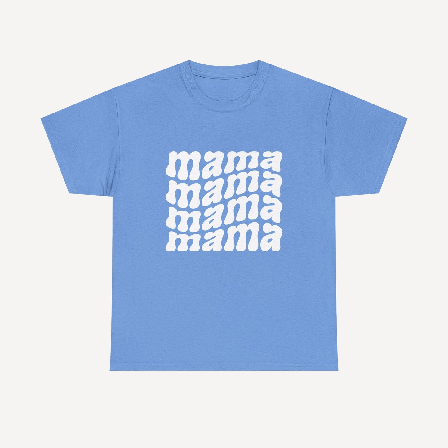 mama mama mama mama - Funny Mom T-Shirt - Women's Unisex Cotton T-Shirt Graphic Printed Design Casual Short Sleeve Tee Tops