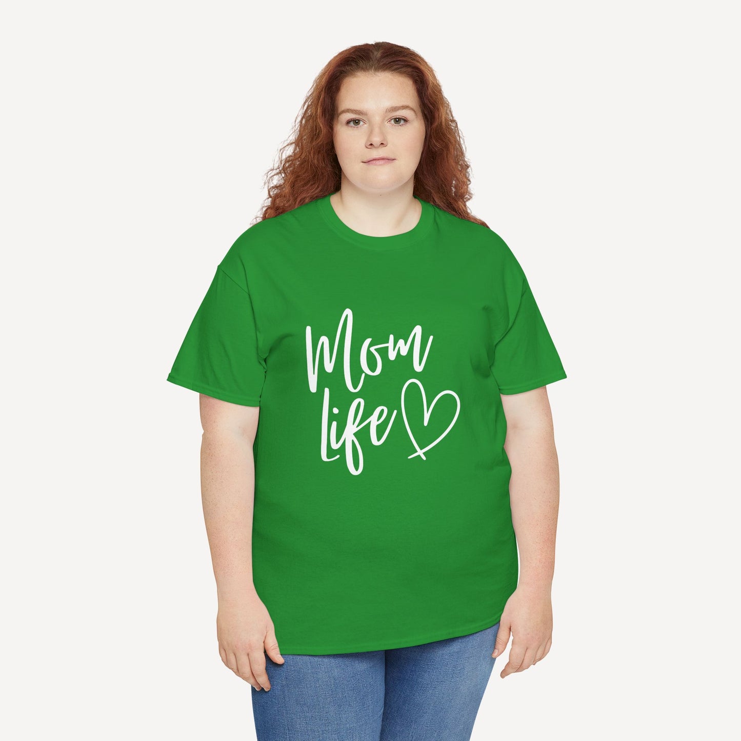 Mom Life - Funny Mom T-Shirt - Women's Unisex Cotton T-Shirt Graphic Printed Design Casual Short Sleeve Tee Tops