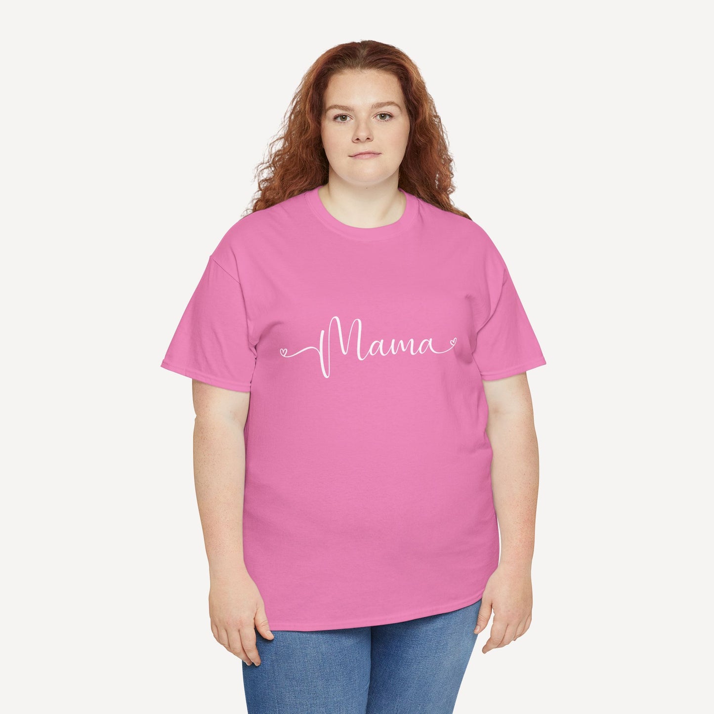 Mama - Funny Mom T-Shirt - Women's Unisex Cotton T-Shirt Graphic Printed Design Casual Short Sleeve Tee Tops