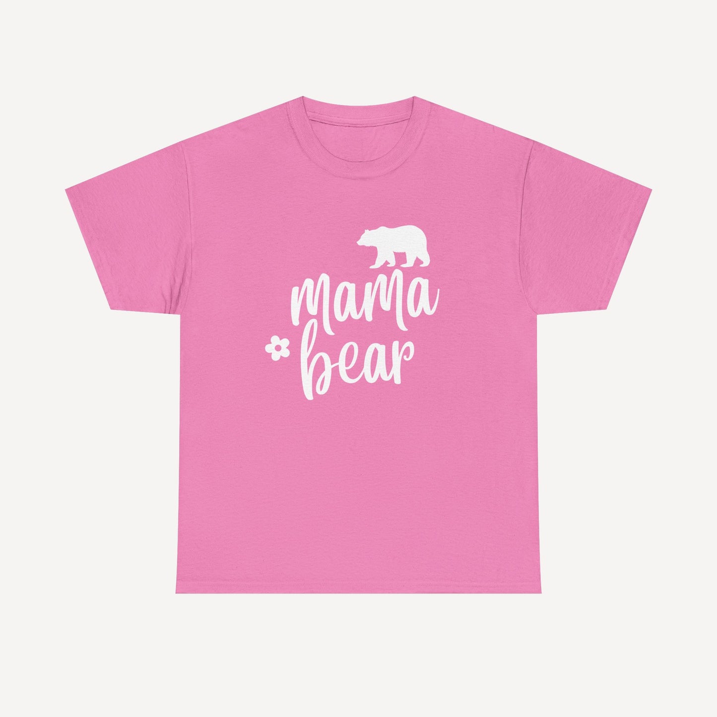 Mama Bear - Funny Mom T-Shirt - Women's Unisex Cotton T-Shirt Graphic Printed Design Casual Short Sleeve Tee Tops