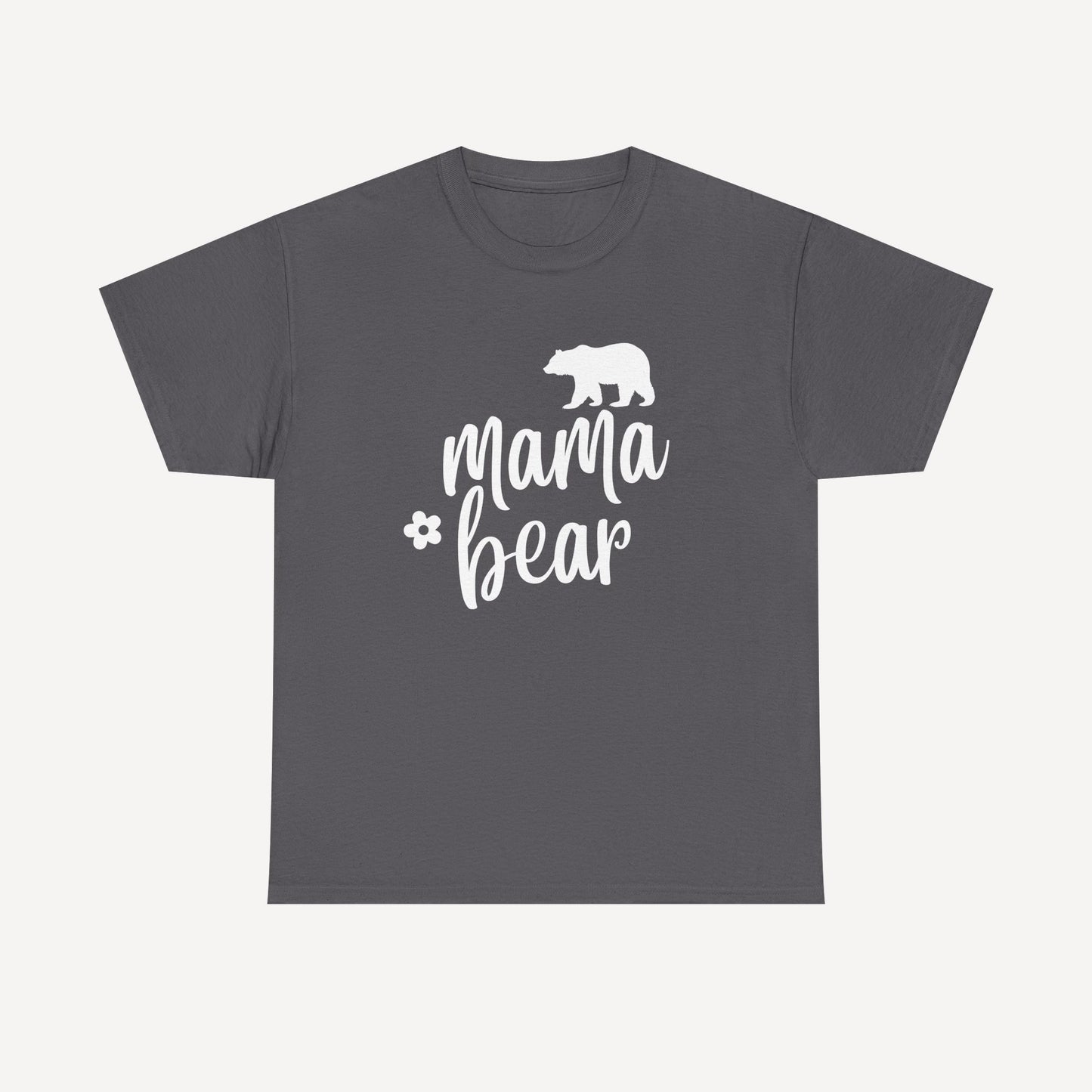 Mama Bear - Funny Mom T-Shirt - Women's Unisex Cotton T-Shirt Graphic Printed Design Casual Short Sleeve Tee Tops