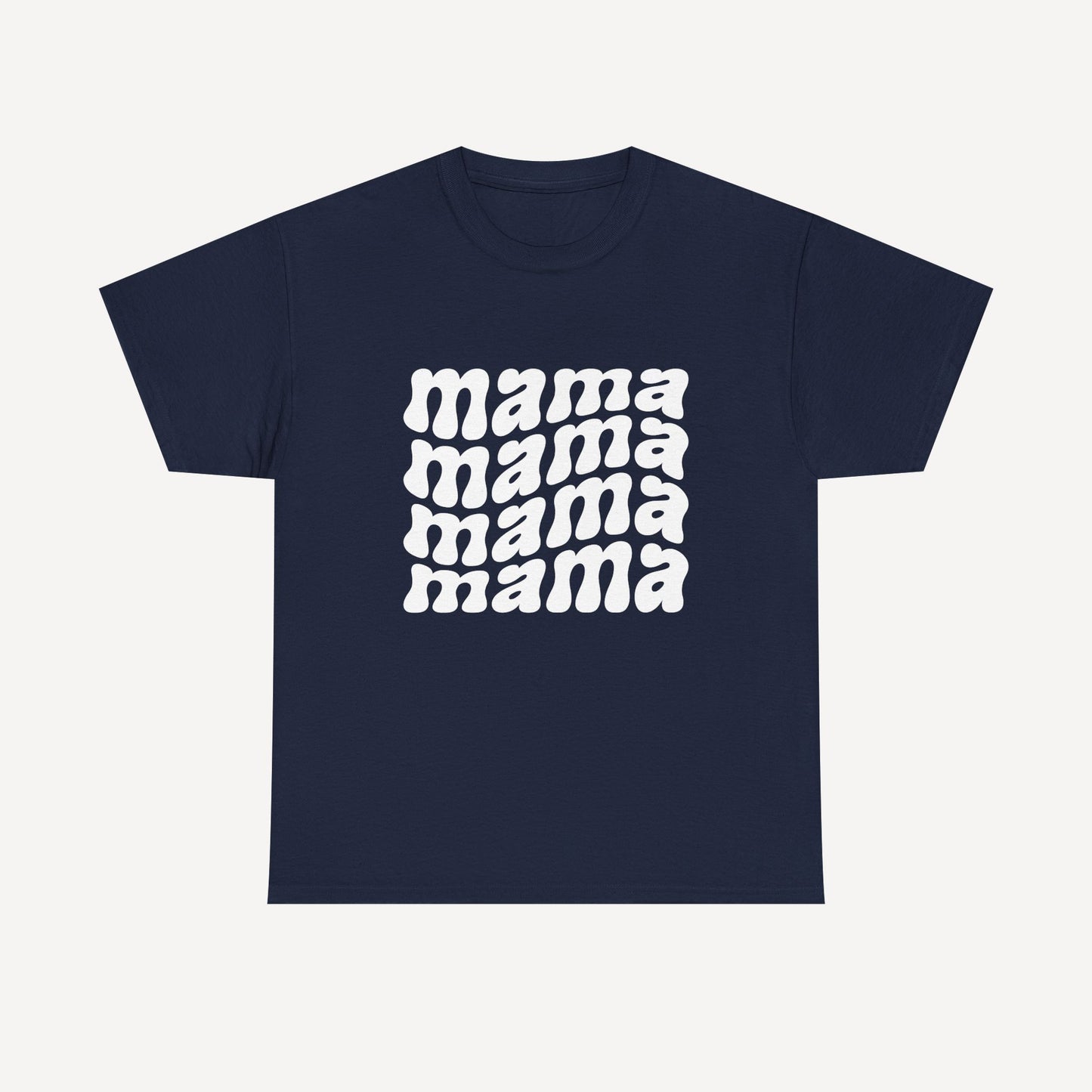 mama mama mama mama - Funny Mom T-Shirt - Women's Unisex Cotton T-Shirt Graphic Printed Design Casual Short Sleeve Tee Tops