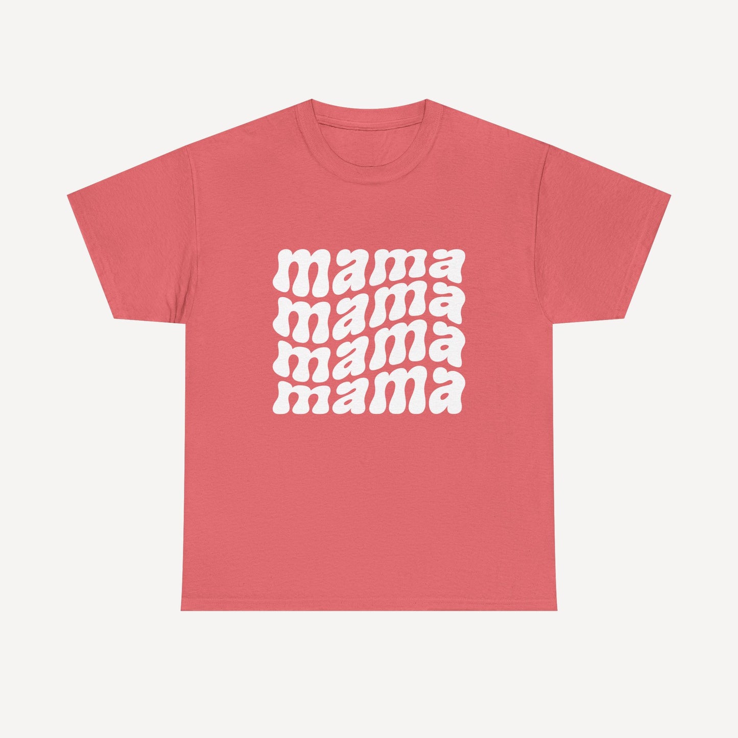 mama mama mama mama - Funny Mom T-Shirt - Women's Unisex Cotton T-Shirt Graphic Printed Design Casual Short Sleeve Tee Tops