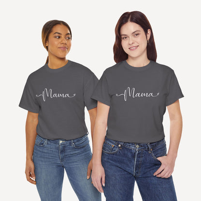 Mama - Funny Mom T-Shirt - Women's Unisex Cotton T-Shirt Graphic Printed Design Casual Short Sleeve Tee Tops