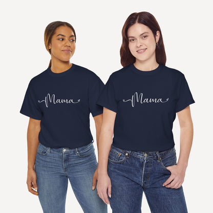 Mama - Funny Mom T-Shirt - Women's Unisex Cotton T-Shirt Graphic Printed Design Casual Short Sleeve Tee Tops
