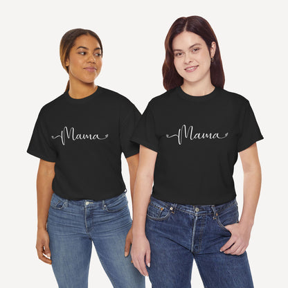 Mama - Funny Mom T-Shirt - Women's Unisex Cotton T-Shirt Graphic Printed Design Casual Short Sleeve Tee Tops