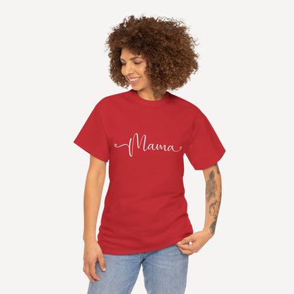 Mama - Funny Mom T-Shirt - Women's Unisex Cotton T-Shirt Graphic Printed Design Casual Short Sleeve Tee Tops