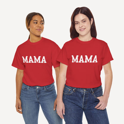 MAMA - Funny Mom T-Shirt - Women's Unisex Cotton T-Shirt Graphic Printed Design Casual Short Sleeve Tee Tops 2