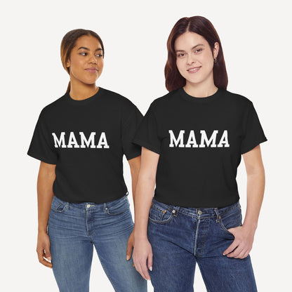 MAMA - Funny Mom T-Shirt - Women's Unisex Cotton T-Shirt Graphic Printed Design Casual Short Sleeve Tee Tops 2