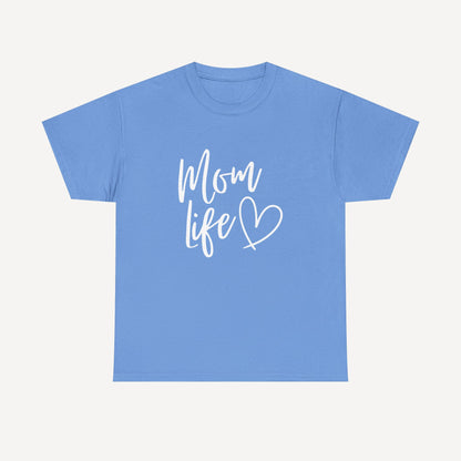 Mom Life - Funny Mom T-Shirt - Women's Unisex Cotton T-Shirt Graphic Printed Design Casual Short Sleeve Tee Tops