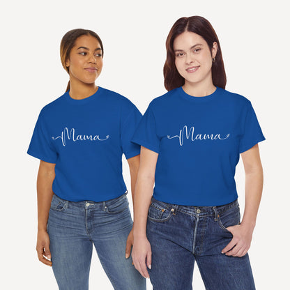 Mama - Funny Mom T-Shirt - Women's Unisex Cotton T-Shirt Graphic Printed Design Casual Short Sleeve Tee Tops