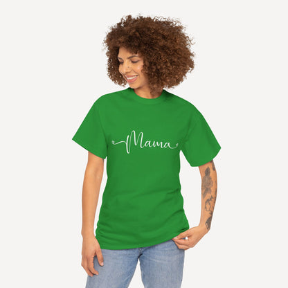 Mama - Funny Mom T-Shirt - Women's Unisex Cotton T-Shirt Graphic Printed Design Casual Short Sleeve Tee Tops