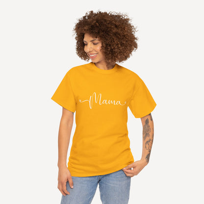 Mama - Funny Mom T-Shirt - Women's Unisex Cotton T-Shirt Graphic Printed Design Casual Short Sleeve Tee Tops