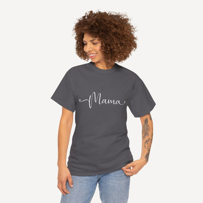 Mama - Funny Mom T-Shirt - Women's Unisex Cotton T-Shirt Graphic Printed Design Casual Short Sleeve Tee Tops
