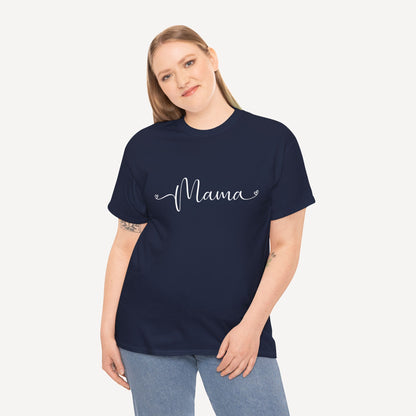 Mama - Funny Mom T-Shirt - Women's Unisex Cotton T-Shirt Graphic Printed Design Casual Short Sleeve Tee Tops
