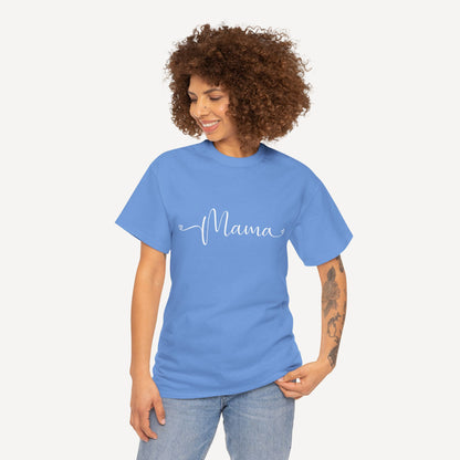 Mama - Funny Mom T-Shirt - Women's Unisex Cotton T-Shirt Graphic Printed Design Casual Short Sleeve Tee Tops