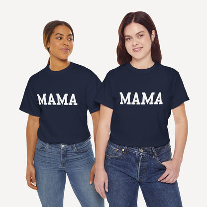 MAMA - Funny Mom T-Shirt - Women's Unisex Cotton T-Shirt Graphic Printed Design Casual Short Sleeve Tee Tops 2