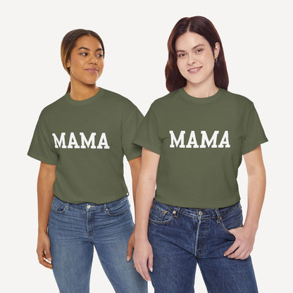 MAMA - Funny Mom T-Shirt - Women's Unisex Cotton T-Shirt Graphic Printed Design Casual Short Sleeve Tee Tops 2