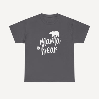 Mama Bear - Funny Mom T-Shirt - Women's Unisex Cotton T-Shirt Graphic Printed Design Casual Short Sleeve Tee Tops