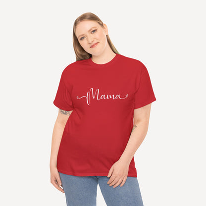 Mama - Funny Mom T-Shirt - Women's Unisex Cotton T-Shirt Graphic Printed Design Casual Short Sleeve Tee Tops
