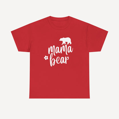 Mama Bear - Funny Mom T-Shirt - Women's Unisex Cotton T-Shirt Graphic Printed Design Casual Short Sleeve Tee Tops