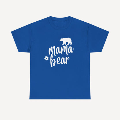 Mama Bear - Funny Mom T-Shirt - Women's Unisex Cotton T-Shirt Graphic Printed Design Casual Short Sleeve Tee Tops