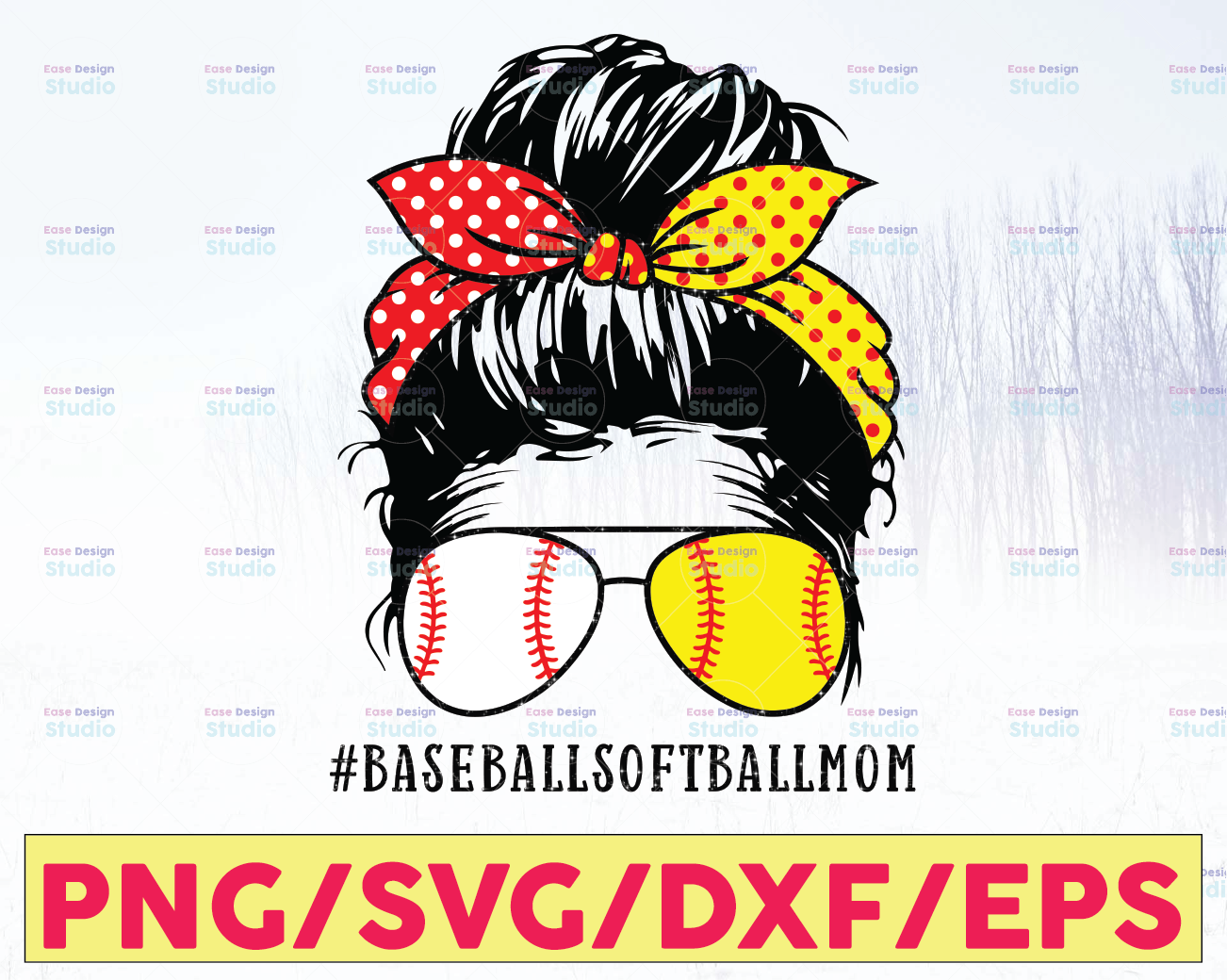 Baseball Softball mom png, mom of both baseball and softball sublimation download designs - WTMETSY16122020 05 7 - best baseball