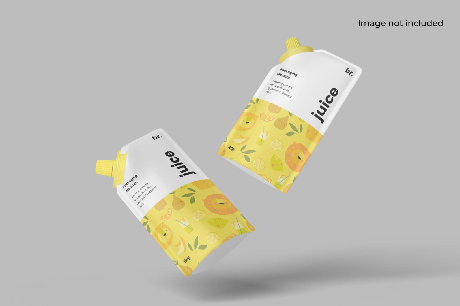 Spout Pouch Packaging Mockup - Spout Pouch Packaging Mockup scaled -